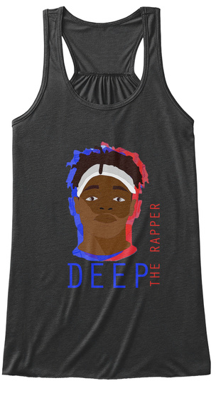 Deep The Rapper Dark Grey Heather T-Shirt Front