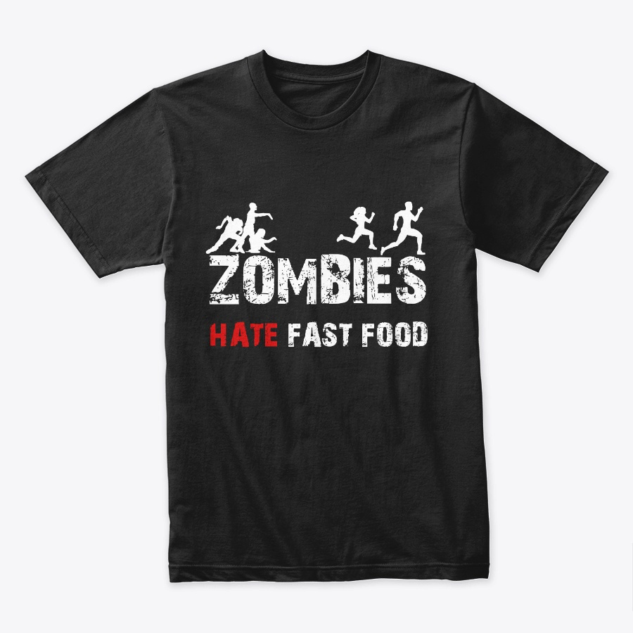Zombie Hate Fast food Unisex Tshirt