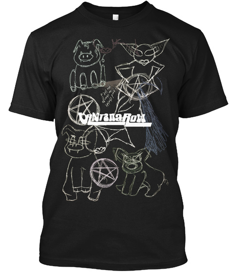 Satan Ball Z Series : Gangtana Row Black T-Shirt Front