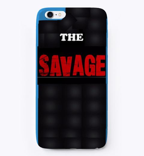 The Savage Is Beast!!! Denim Blue T-Shirt Front