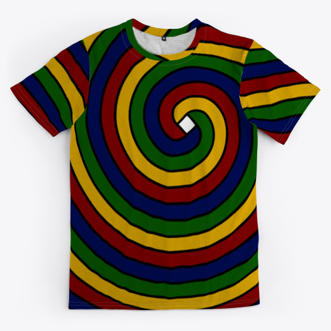 Archimedean Spiral Series   Multicolor Standard T-Shirt Front