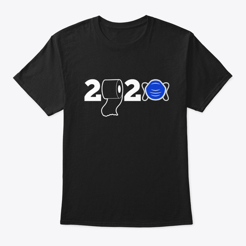 2020 Cut File For Silhouette And Cricut Black T-Shirt Front