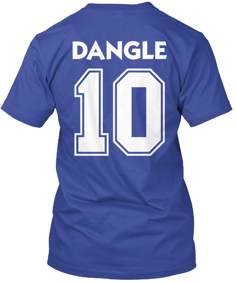 Dangle 10 Deep Royal T-Shirt Back
