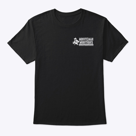 Mm Logo Black T-Shirt Front