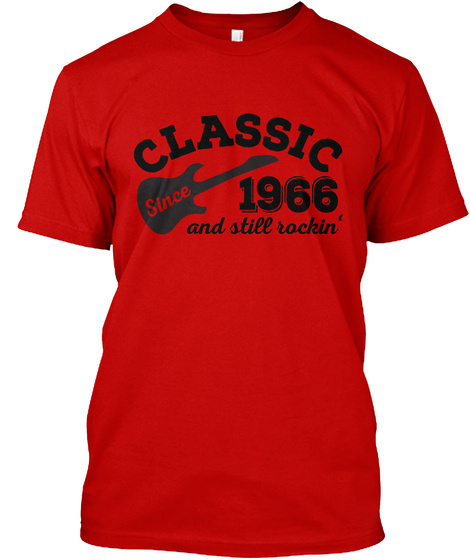 Classic 1986 And Still Rockin Classic Red T-Shirt Front