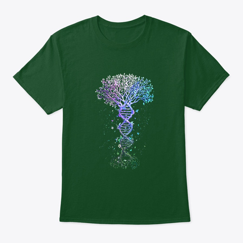 DNA Tree Life Earth Genetics Biologist Unisex Tshirt