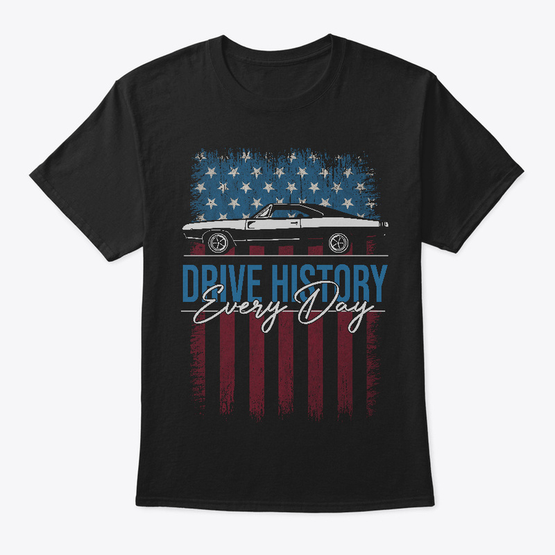 4th of july shirt with muscle car