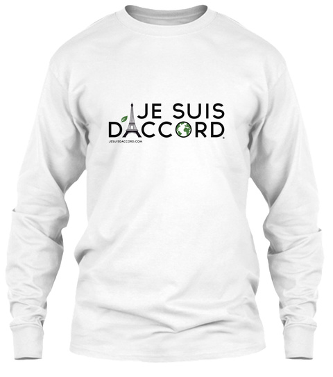 Je Suis D'accord White T-Shirt Front
