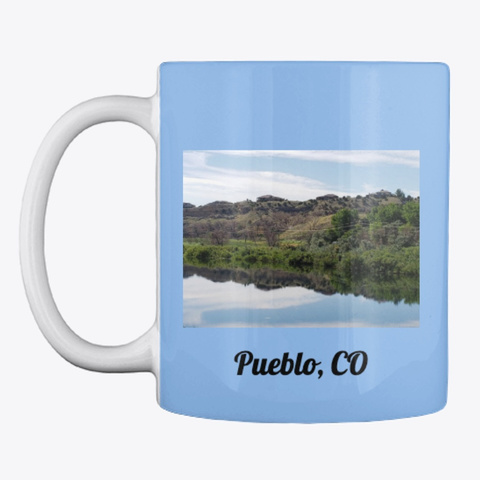 Pueblo, Co Powder Blue T-Shirt Front