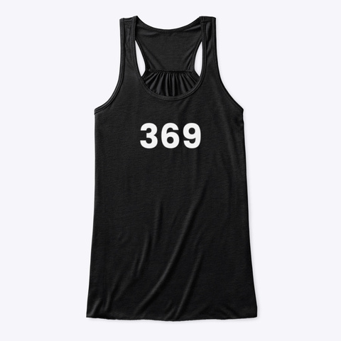 Tank Top: 369 Black T-Shirt Front