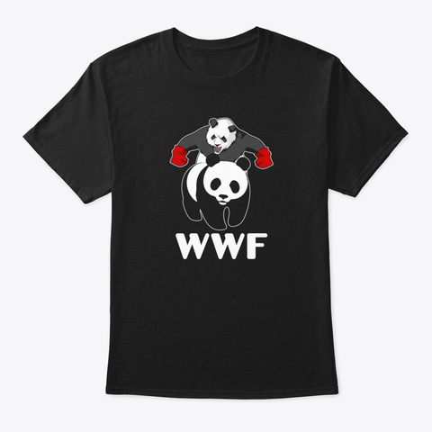 Panda Wrestling W W F T-shirt