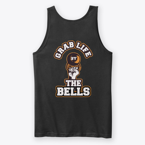 Life's Bells. Black T-Shirt Back
