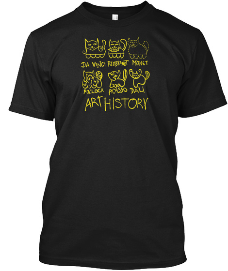 Art History Limited Edition Black T-Shirt Front
