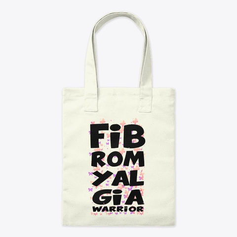 Fibromyalgia Warrior  Natural Camiseta Front