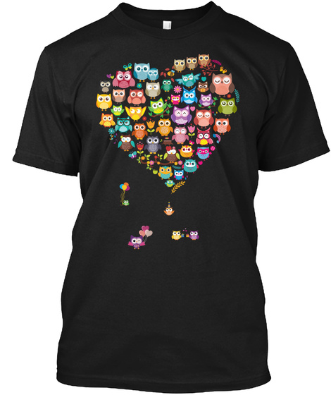Owl Heart T-Shirt Unisex Tshirt