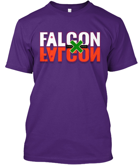 Falcon Falcon  Purple T-Shirt Front