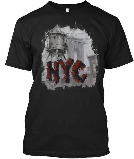 Viktor Shvaiko New York Black T-Shirt Front