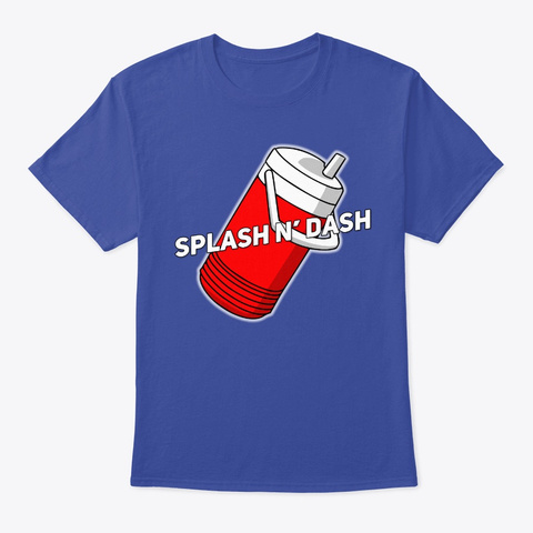 Splash N Dash Water Break Deep Royal T-Shirt Front