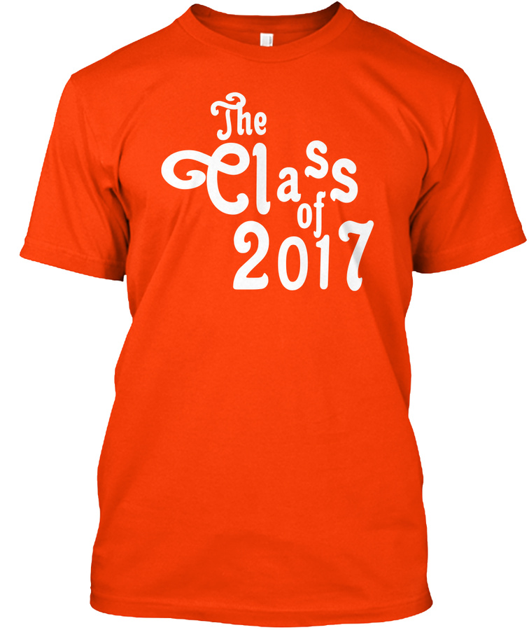 The Class of 2017 white fonts Unisex Tshirt