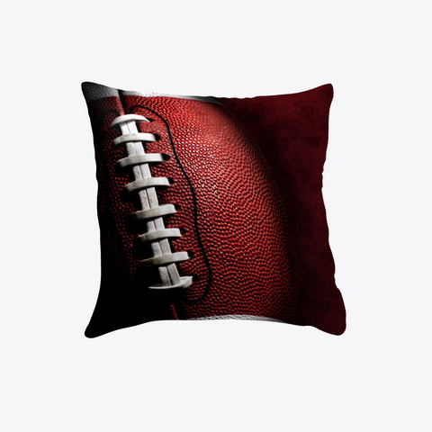 Mommy Loves Football Pillow White Maglietta Front