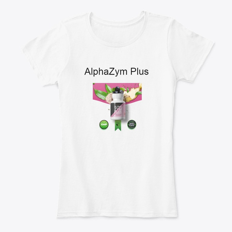 Alpha Zym Plus White Camiseta Front