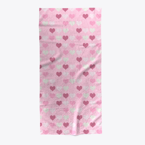 Cute Girly Pink Hearts Pattern Standard T-Shirt Front