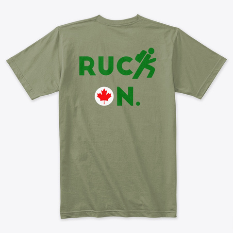 Rucking Awesome! Light Olive Maglietta Back