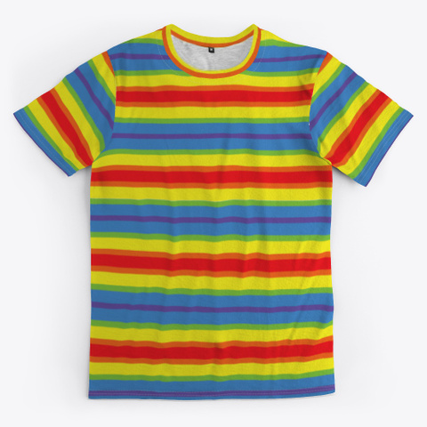 The Unicorn Rainbow Color T Shirt Standard T-Shirt Front