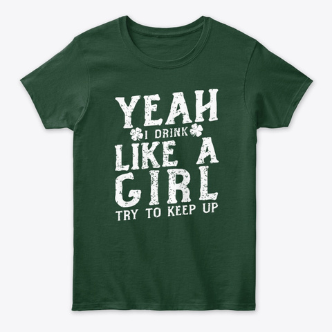 I drink Like A Girl Try To Keep Up Unisex Tshirt