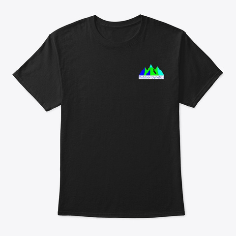 Outdoors Dynetics Climber  T Shirts.  Black T-Shirt Front