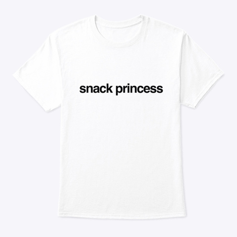 Snack Princess White T-Shirt Front