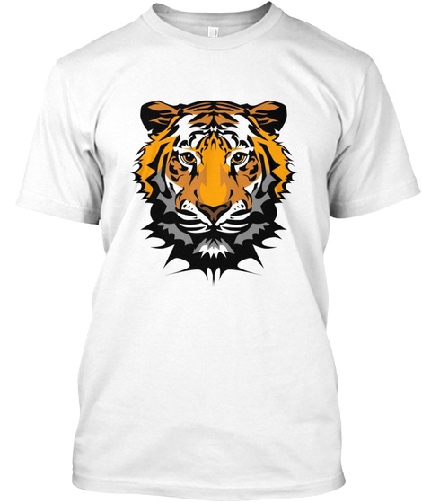 t shirt with tiger face