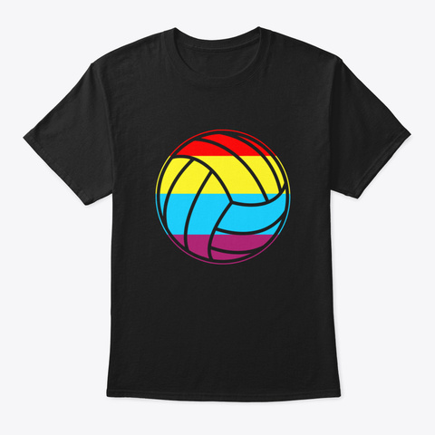 Volleyball Shirt I Volleyball Players Gi Black áo T-Shirt Front