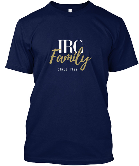 Irc Family Since 1992 Navy T-Shirt Front