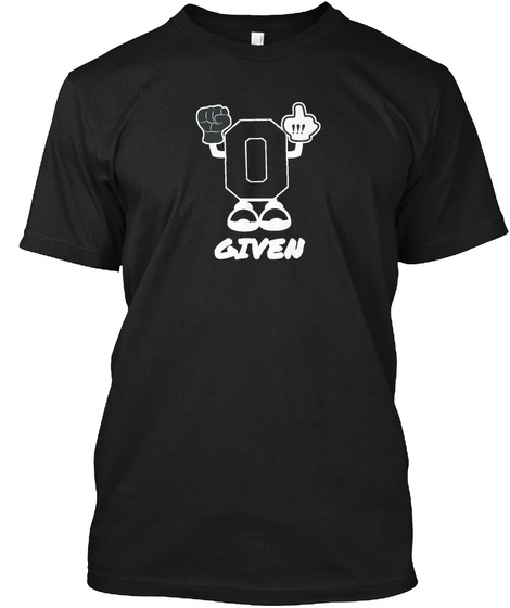 0 Given Black áo T-Shirt Front