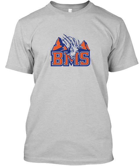 Bms  Light Steel T-Shirt Front