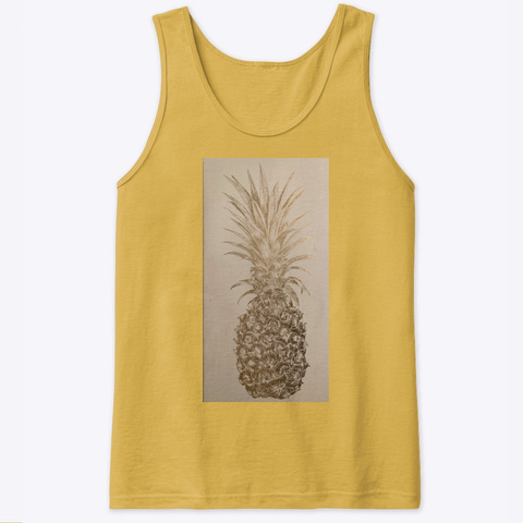 Pineapple Collection  Gold T-Shirt Front