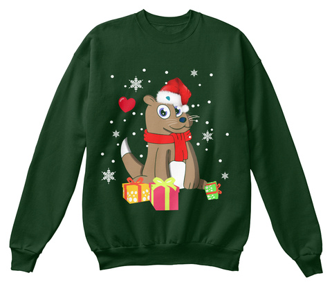 Ugly Sweater Christmas Chirts Otter Love