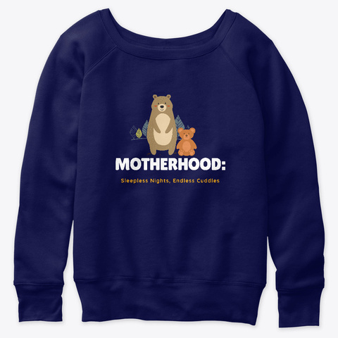 Motherhood Navy  T-Shirt Front