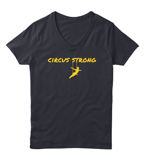 Circus Strong Navy T-Shirt Front