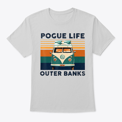 Pogue Life Outer Banks T Shirt Official Light Steel Maglietta Front