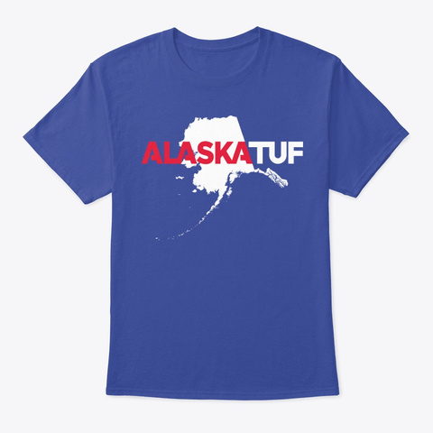 Alaska Tuf Tee Deep Royal T-Shirt Front
