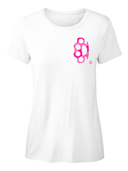 New Sliced Knuckleduster Tee White T-Shirt Front