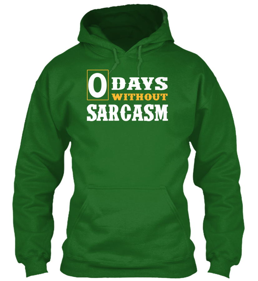 0 days without sarcasm St Patricks Day Unisex Tshirt