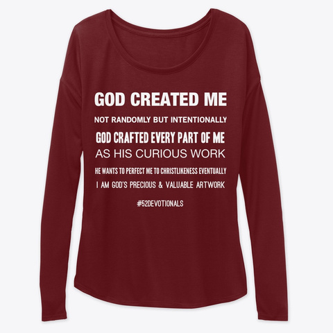 Christian Poems by Anna Szabo #PoemsFromGod red Flowy God Created Me 
