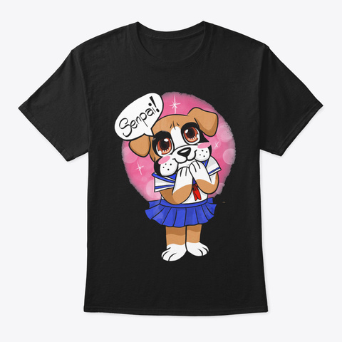Boxer Dog Cute Kawaii Senpai T Shirt Fun