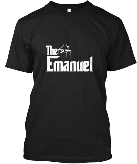 Emanuel The Family Tee Black T-Shirt Front