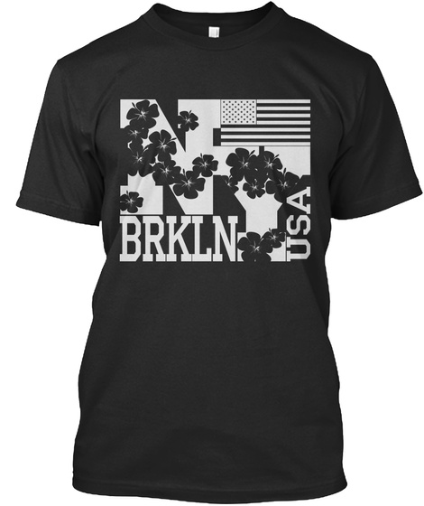 Brkln Usa Black T-Shirt Front