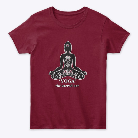 Yoga Art Cardinal Red T-Shirt Front
