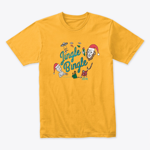 Obdm   Jingle Bingle Gold T-Shirt Front